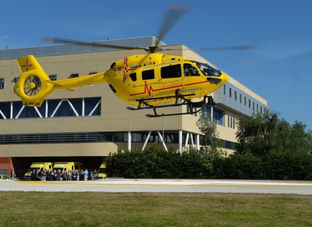 Life-saving helipad opens at Ipswich Hospital