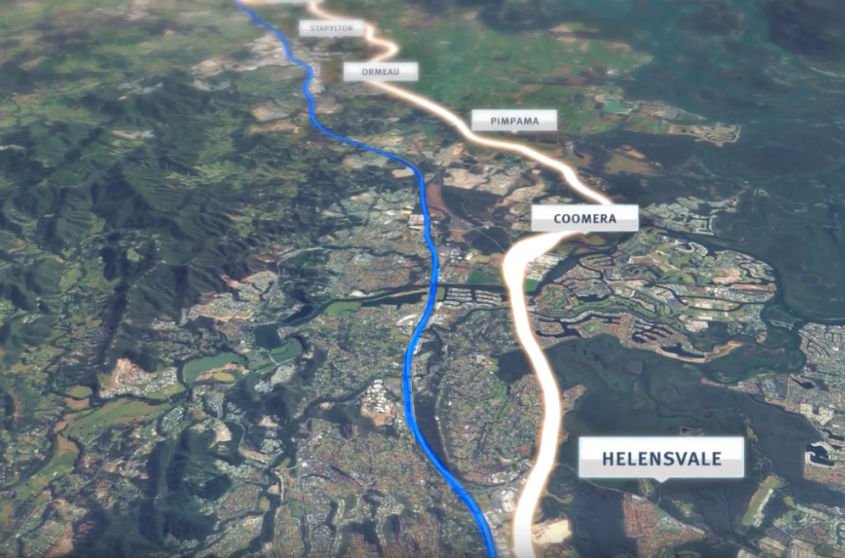Watch Route of Gold Coast’s new M2 motorway revealed