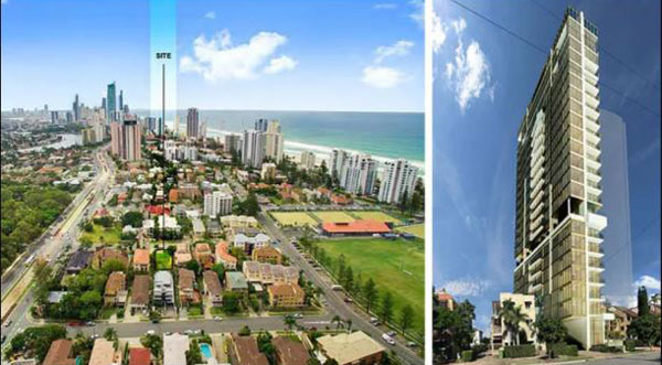 New Tower Planned for 10 St Kilda Ave Broadbeach
