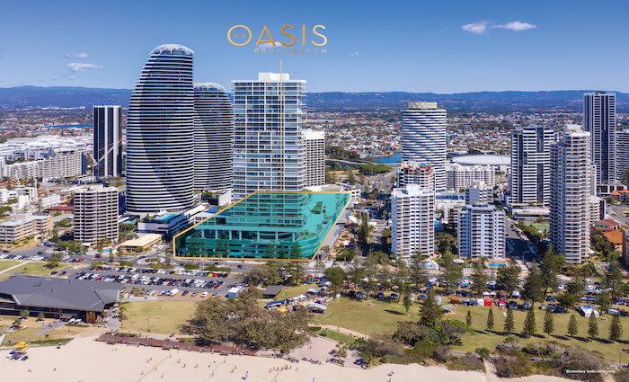 The Oasis, Broadbeach listed for sale
