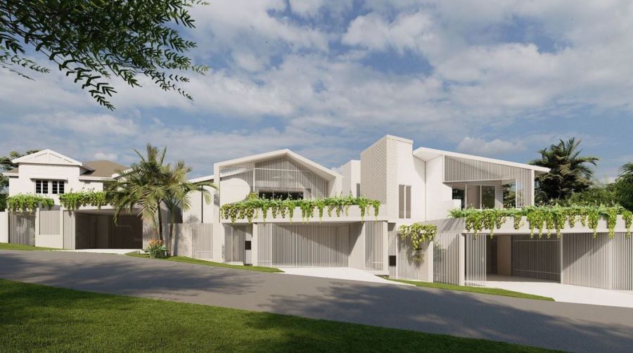 The property came with development approval for these new residences or could be lived in, as in. Photo: Domain