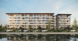 An artist's impression of Comino, which will boast 40 apartments.