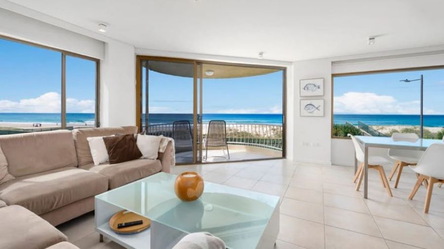 A two-level unit in the Mykonos building in Surfers Paradise went for $2.65m.